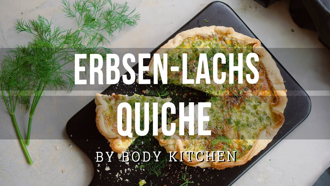Erbsen Lachs Quiche – ein Body Kitchen® Rezept