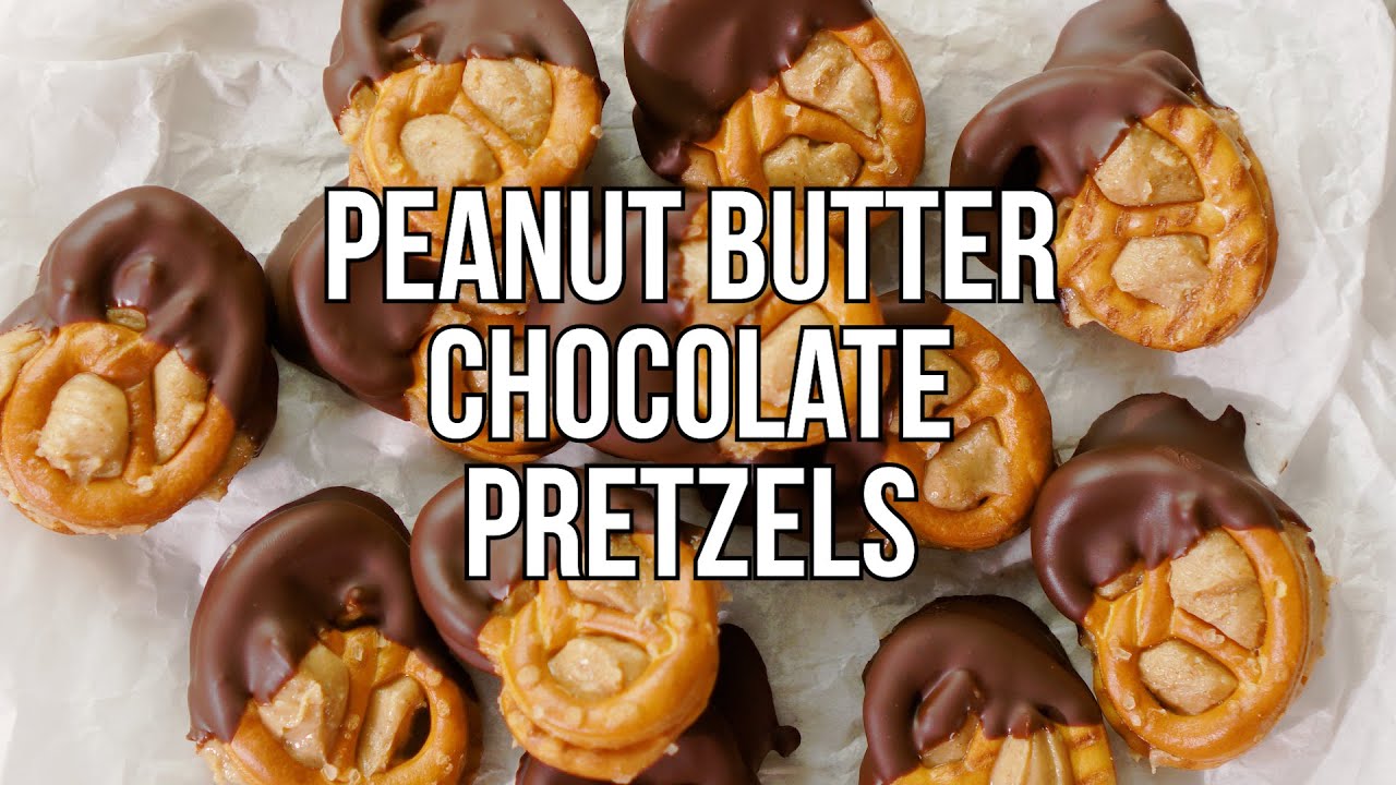 Peanut Butter Chocolate Pretzels - ein Body Kitchen® Rezept #shorts
