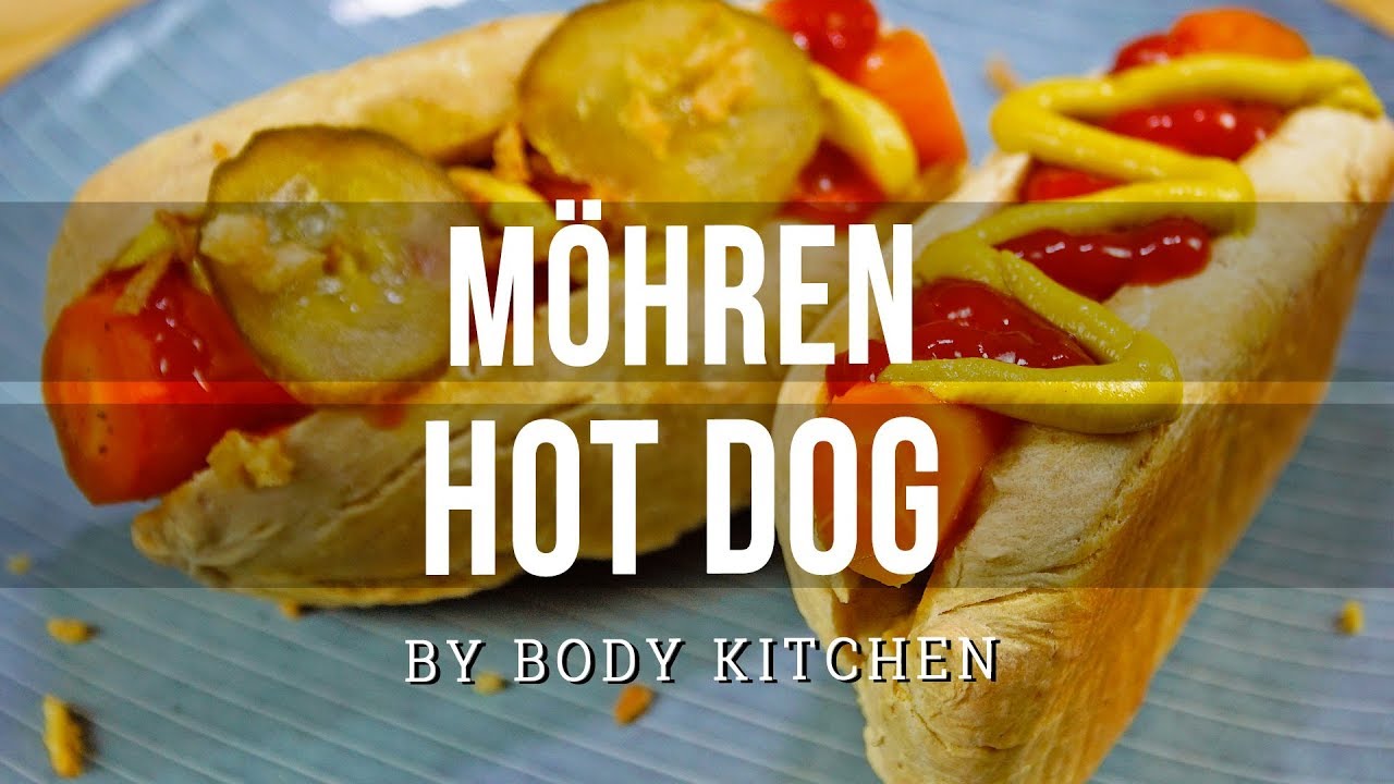 Möhren Hot Dog – ein Body Kitchen® Rezept | Besser als Wurst?