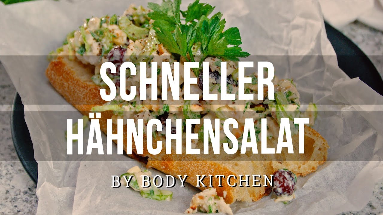 Hähnchen-Salat mit Fenchel und Cranberries – ein Body Kitchen® Rezept | Abgefahrene Kombo!