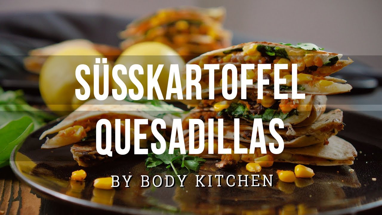 Süßkartoffel Spinat Quesadillas – ein Body Kitchen® Rezept