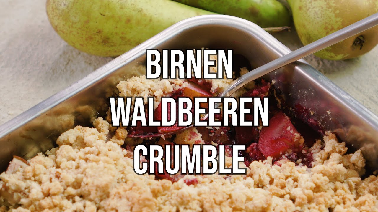 Birnen Waldbeeren Crumble – ein Body Kitchen® Rezept