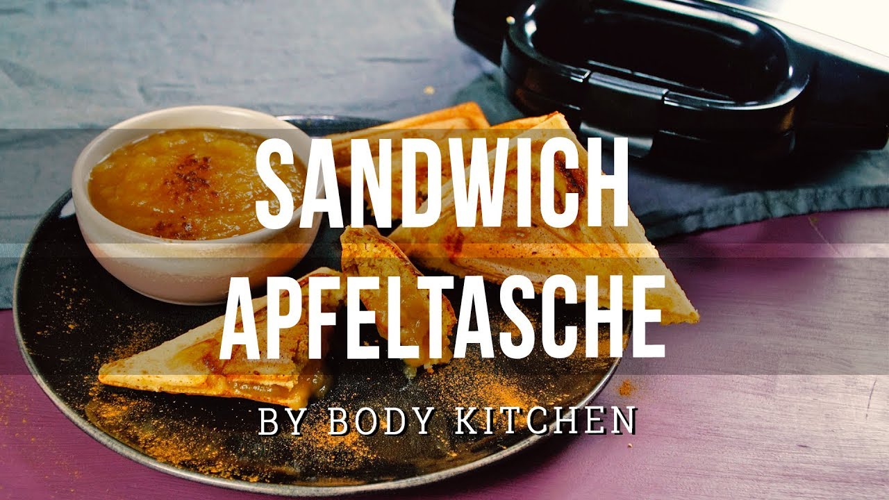 Sandwich Apfeltaschen aus dem Sandwich-Maker - ein Body Kitchen® Rezept | gesund & lecker