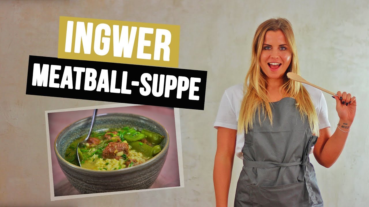 Ingwer-Meatball-Suppe - ein Body Kitchen® Rezept mit Paula Krämer