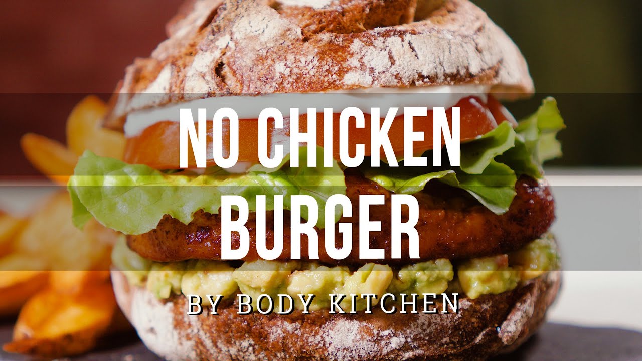 No-Chicken-Burger - ein Body Kitchen® Rezept #shorts