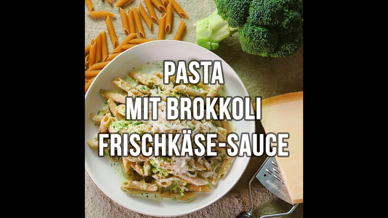 Pasta mit cremiger Brokkoli Frischkäse Sauce – ein Body Kitchen® Rezept