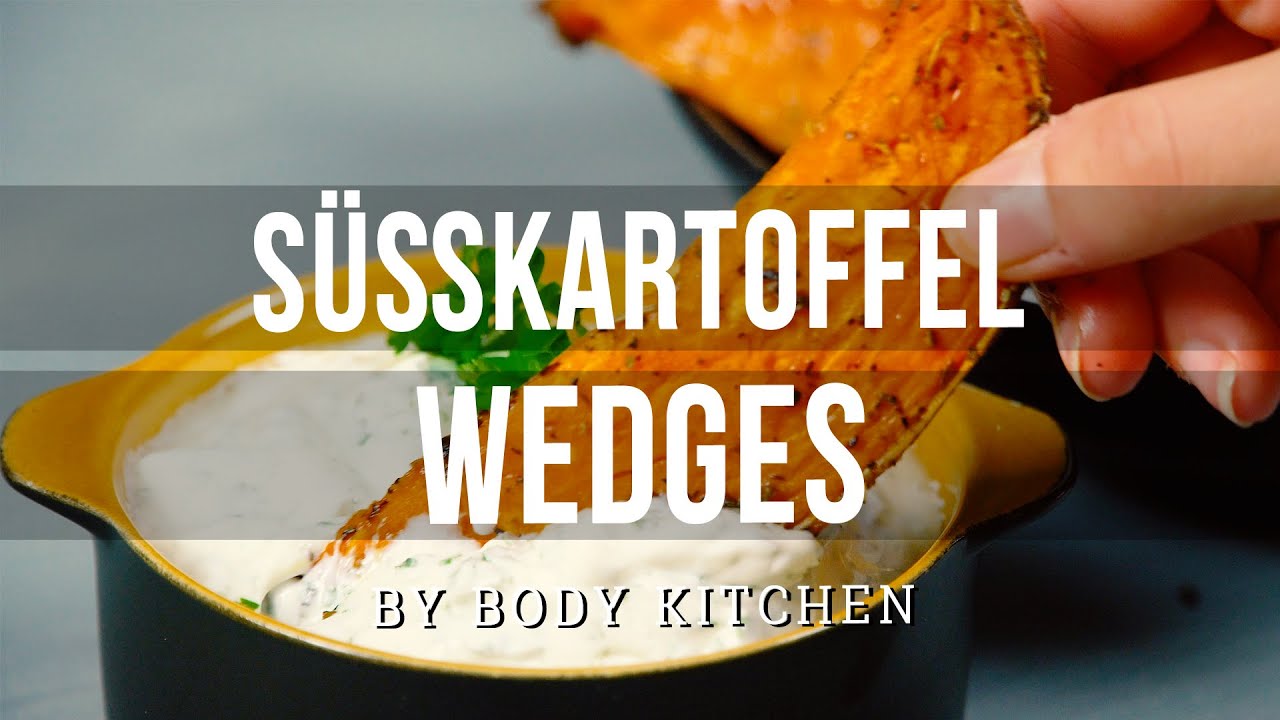 Vegane Süßkartoffel Wedges mit Erdnussdip – ein Body Kitchen® Rezept