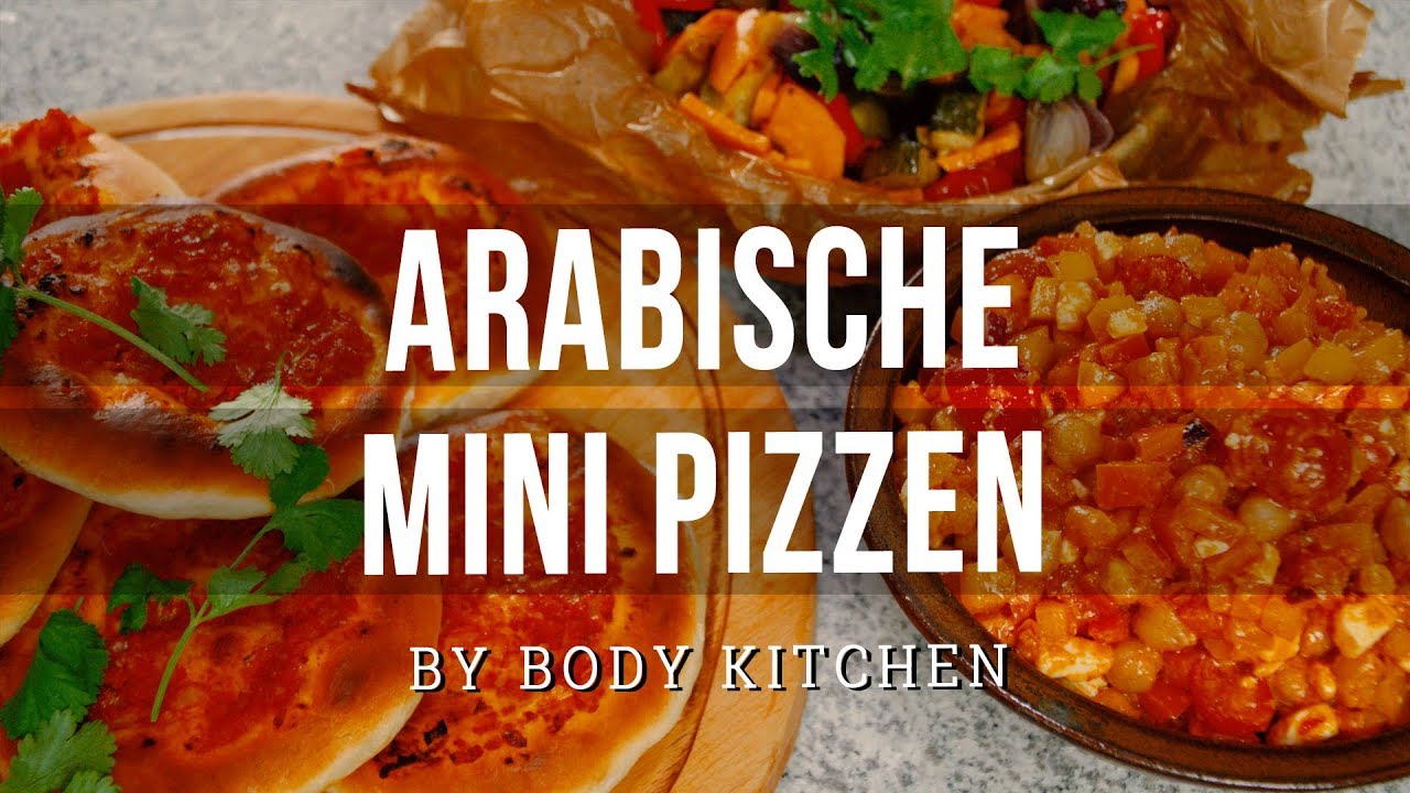Arabische Mini Pizza mit Ofengemüse – ein Body Kitchen® Rezept