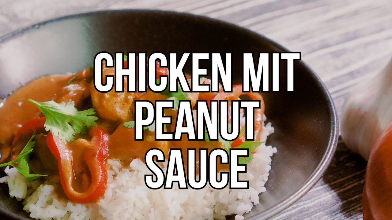 Chicken mit Peanut Sauce - ein Body Kitchen® Rezept #shorts