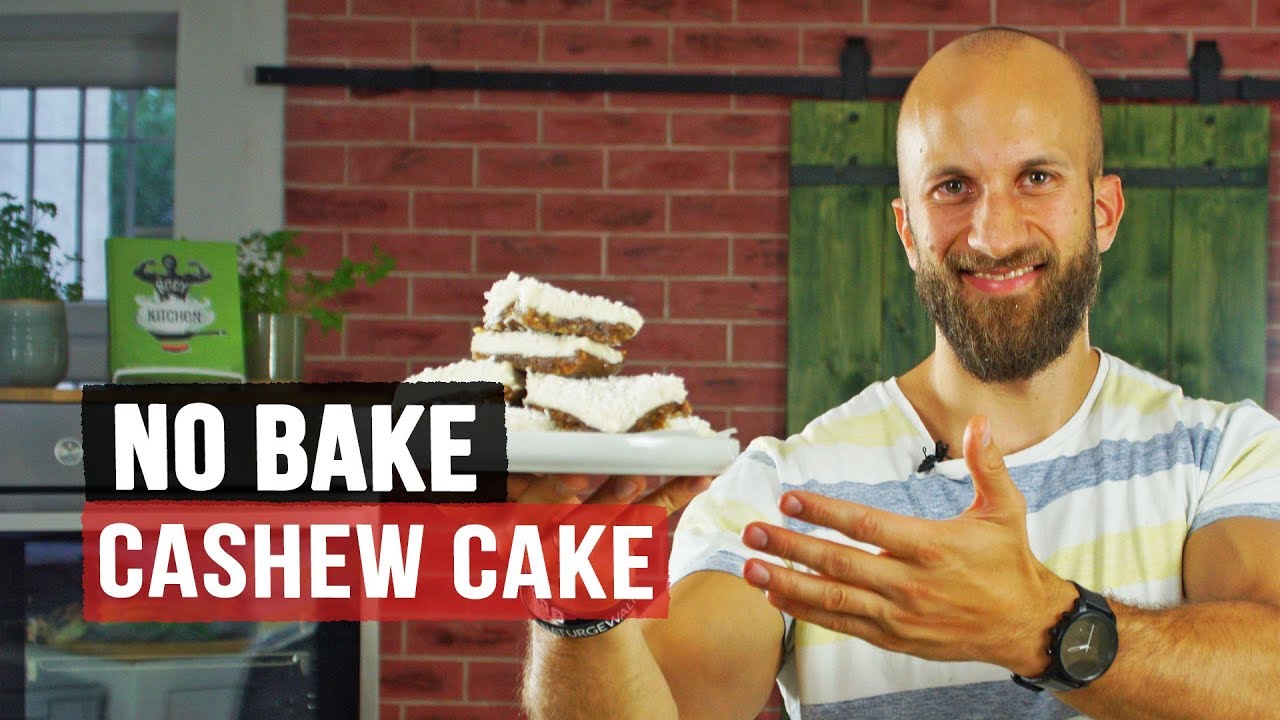 No Bake Cashew Cake – ein Body Kitchen® Rezept mit Flavio Simonetti | No Bake Cashew Cake